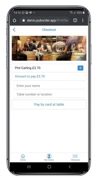 new-demo-arms-checkout free pub order app - checkout